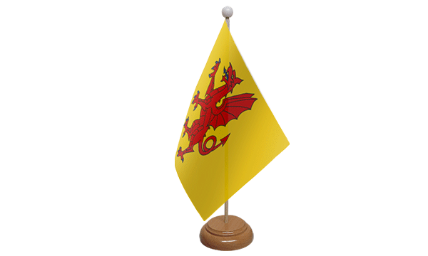 Somerset New Small Flag with Wooden Stand